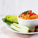hummus z pieczoną papryką